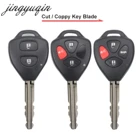 Чехол для ключей jingyuqin с 2, 3, 4 кнопками, корпус автомобильного ключа дистанционного управления, для Toyota Camry, Corolla, Avalon, Venza 2007 -2012
