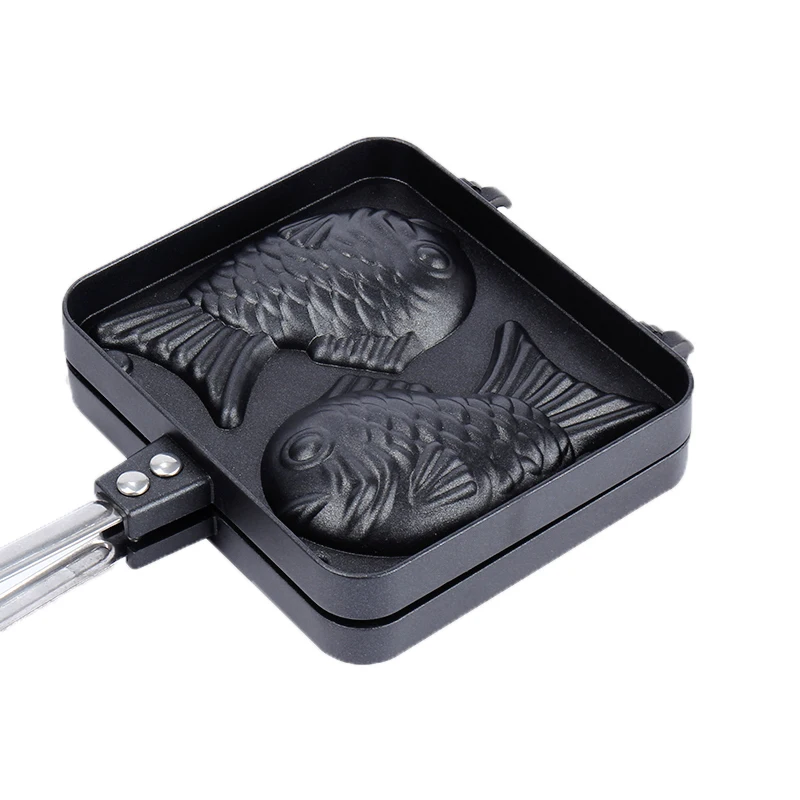 Новая антипригарная Бездымная сковорода для сжигания кальмаров форма вафель