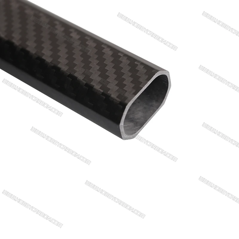 HOBBY CARBON 4 шт./упак. Восьмиугольные трубки из углеродного волокна 30x20x500 мм толщина 1 5