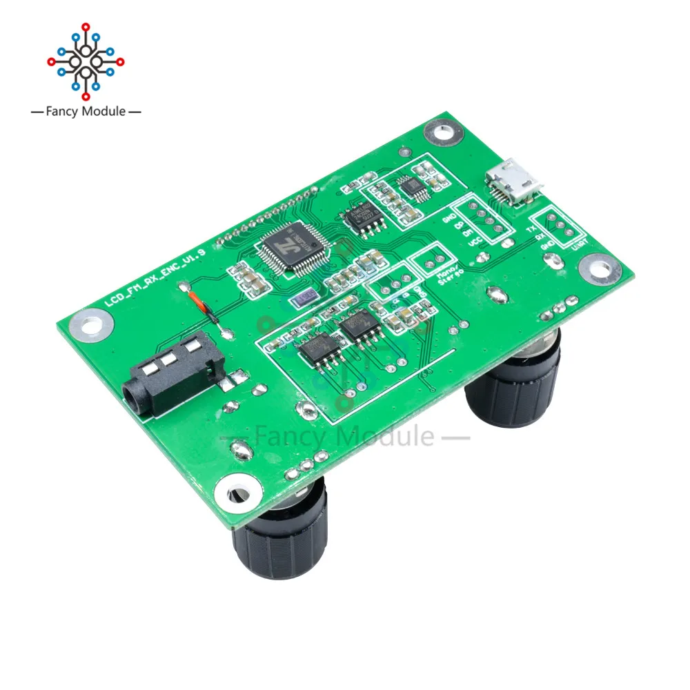 DSP PLL жк стерео цифровой FM радиоприемник модуль 87 108 мгц с последовательным