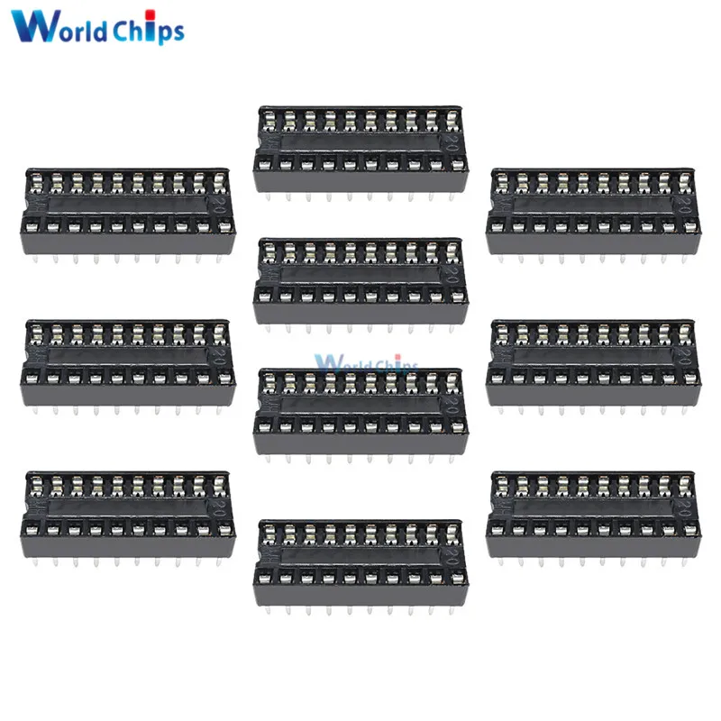10 шт. 20 Pin 20PIN DIL DIP IC Socket PCB Mount Contor Новый|ic socket|dip socket |