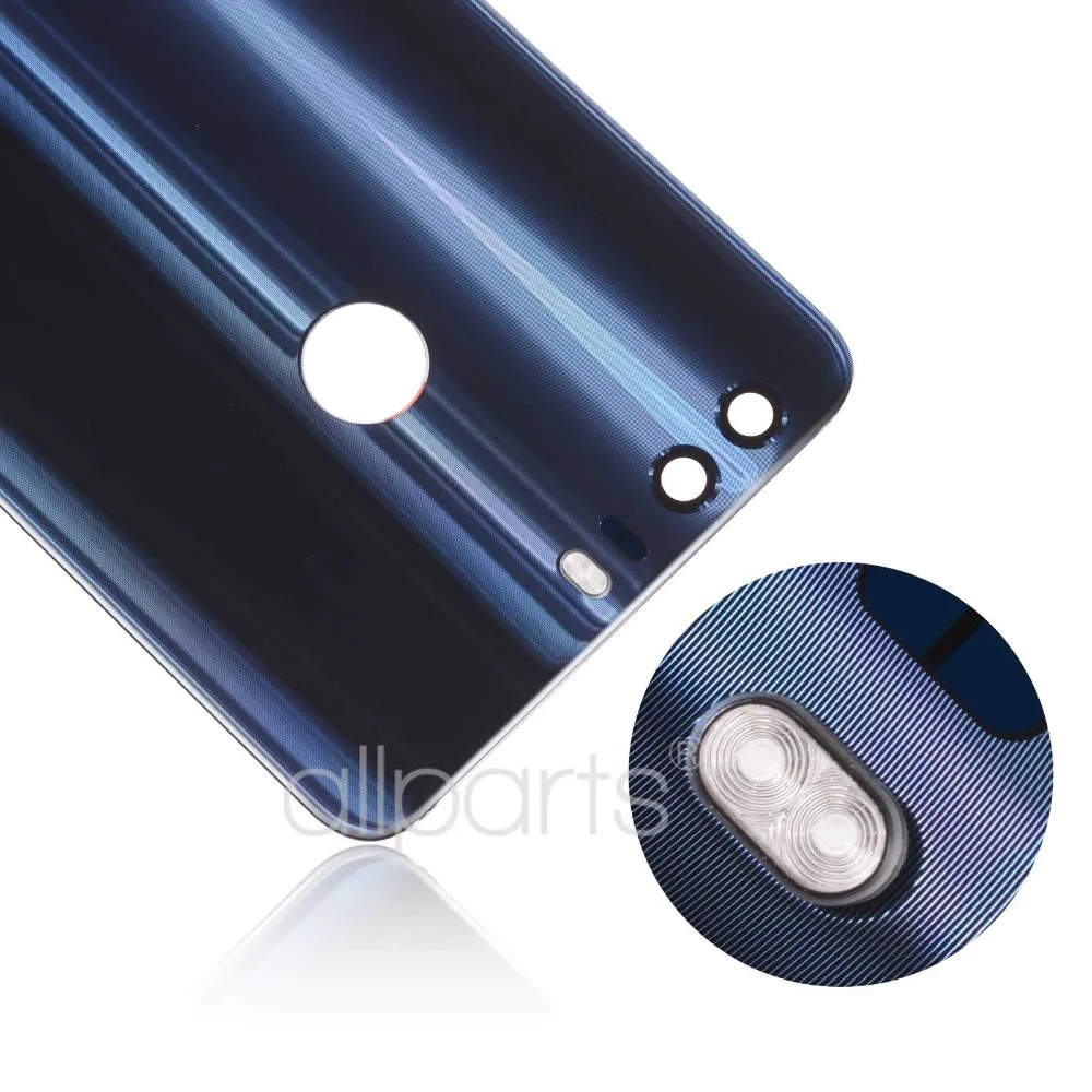 Оригинальная задняя панель корпуса для huawei Honor 8, задняя крышка, стекло, батарея, дверь мобильного телефона, запасные части