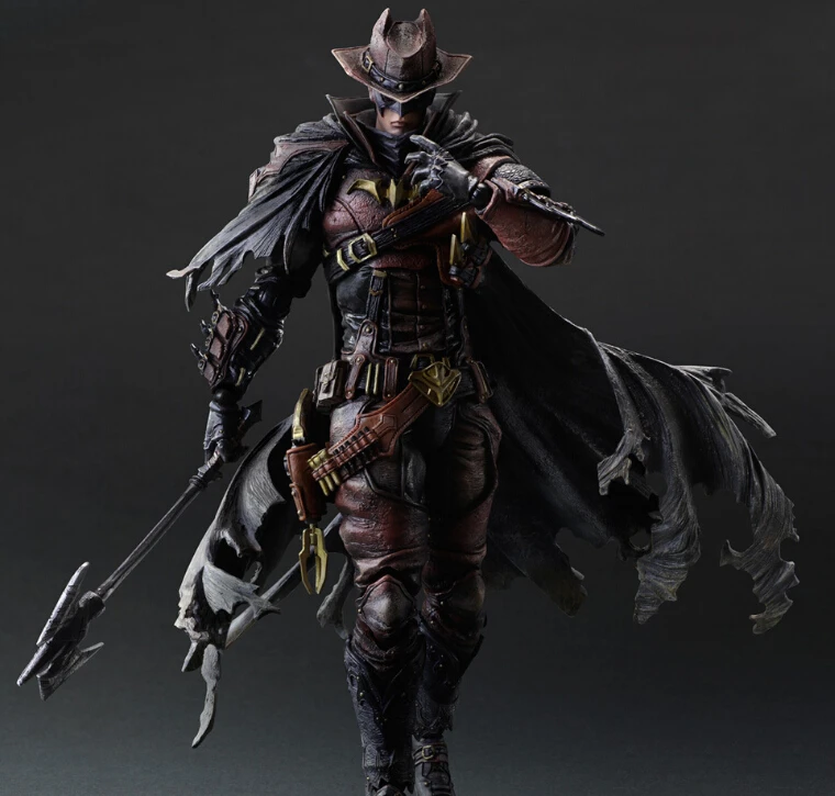 Экшн фигурки West Cowboy аниме Batman Kai ПВХ игрушки 270 мм|figure toy|play arts kaiarts kai |