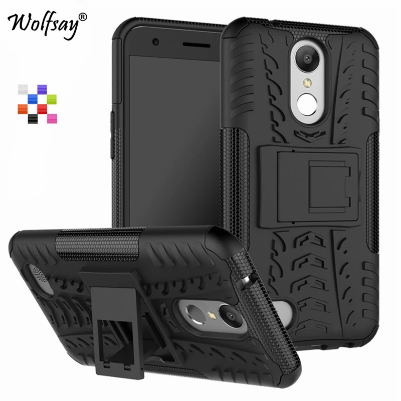 

Чехол Wolfsay для LG K10 2017, чехол из мягкой резины и искусственной кожи для LG LV5 K10 2017, противоударные чехлы с подставкой