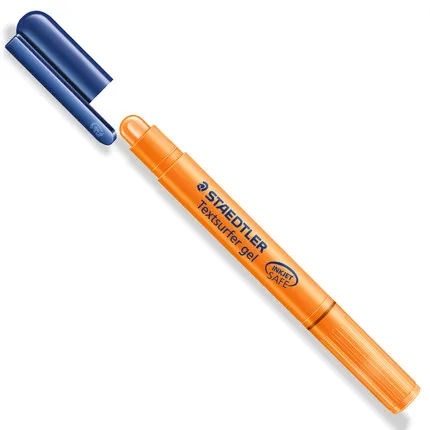 orange Staedtler твердый хайлайтер вращающаяся помада хайлайтер цветной желе маркер карандаш 4 шт./партия - Цвет: orange