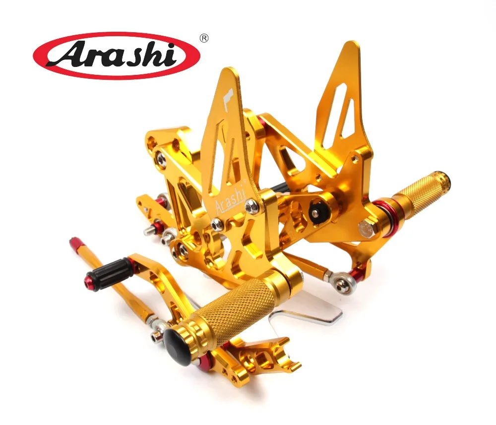 Arashi Rider Rearset регулируемые Подножки для MV AGUSTA Brutale 675 800 ДРАГСТЕР 2012-2015 2013 2014 Алюминий