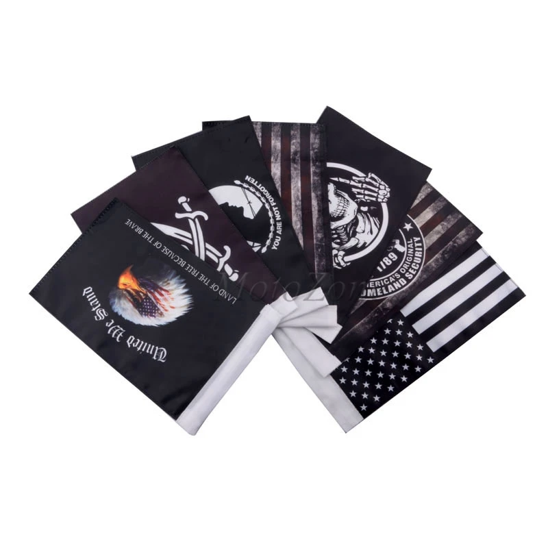 

High Quality Universal Replacement Motorcycle Flag Sleeve 6" x 9" Pirate Flag For 3/8" Flag Mount Poles