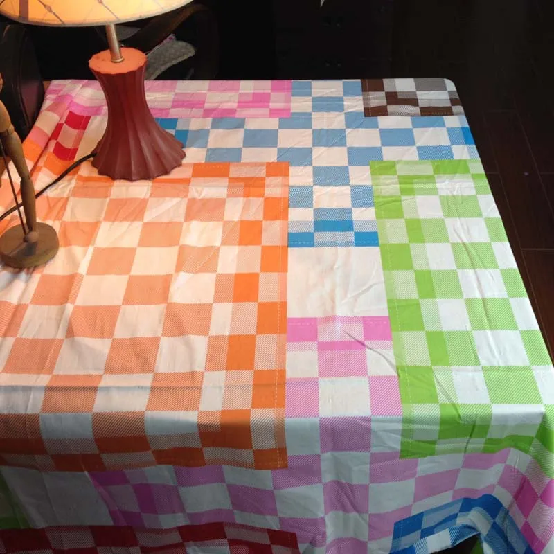 Good Cotton Print Bed Sheet Fabric Printed Table Cloth Checks Meter Quilting Sewing Fabrics Width 158cm | Дом и сад