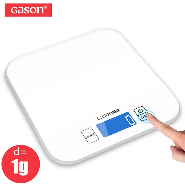 Новые цифровые кухонные весы GASON C1 электронные из закаленного стекла для