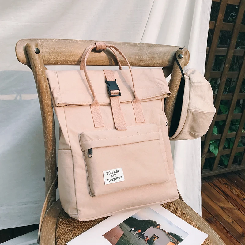 Модная хлопковая ткань для подростков Mochila, школьная сумка для девочек, женский рюкзак, черная школьная сумка, женский рюкзак для книг