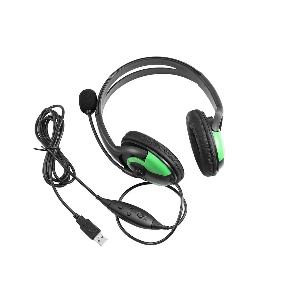 2 шт. новая Проводная гарнитура наушники микрофон для PS3 игровой ПК чат|Наушники и