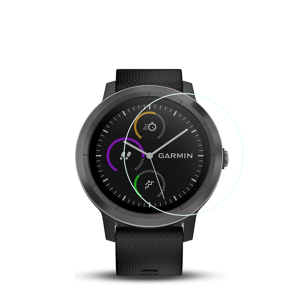 Защитная пленка из закаленного стекла HD для часов Garmin Vivoactive 3 2.5D 9H с защитой от