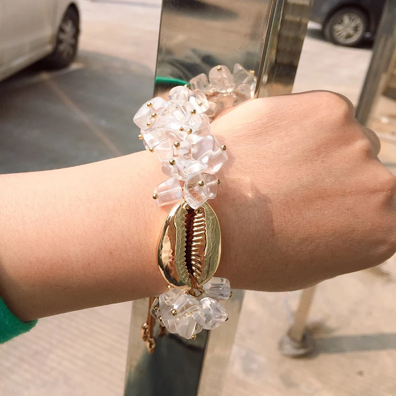 Bransoletki damskie браслеты для женщин boho beach натуральный Каури concha shell браслет pulseras mujer
