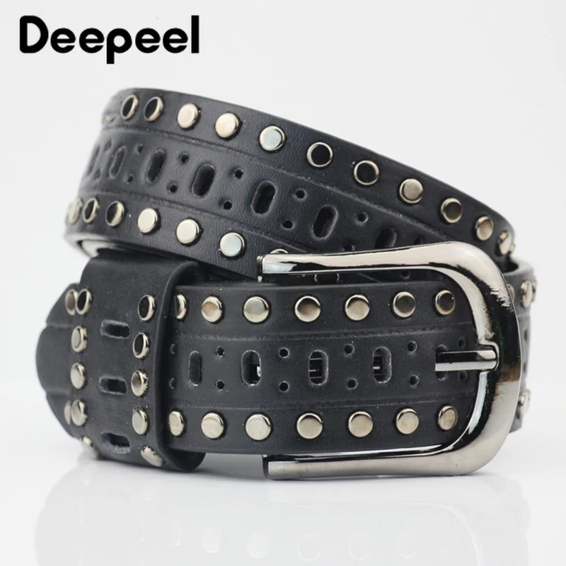 Deepeel 1 шт. 3 6*103 см модные заклепки декоративный ремень из искусственной кожи ремни