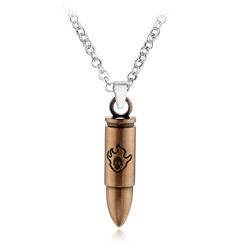 Горячее аниме отбеливатель металлическое Ожерелье пуля ожерелья и подвески