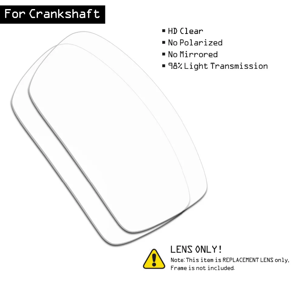 Солнцезащитные очки SmartVLT Сменные линзы для Оукли коленчатого вала HD Clear|Очки