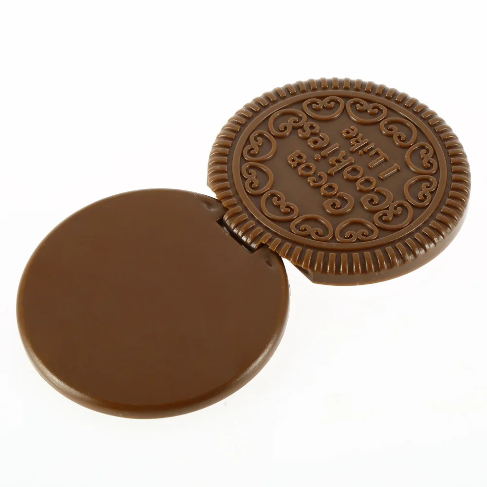 Акция 1 шт. Новое поступление светло коричневый милый дизайн печенья зеркальный