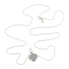 Круглое ожерелье с подвеской и кулон из стерлингового серебра, ювелирные изделия в Европейском стиле, модная женская цепочка для изготовления ювелирных изделий