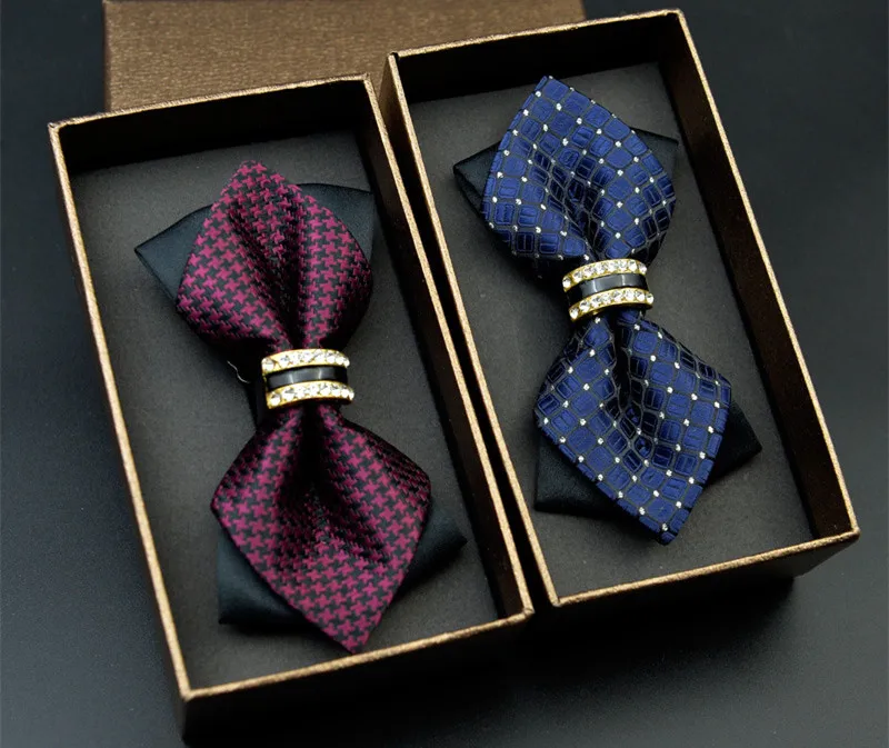 Бренд cityraider Pre-Tied Bow Галстуки для Для мужчин Самостоятельная галстук бабочкой со стразами золотой смокинг галстук Новинка Блестящая бабочка для свадьбы C025