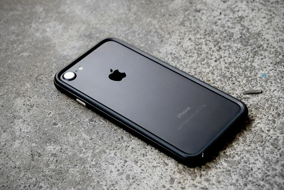 Черный DEVILCASE нулевой защитный бампер рамка Корпус для iPhone 7 8 Plus 5,5 дюймов свежий цвет телефон гаджеты - Цвет: Черный