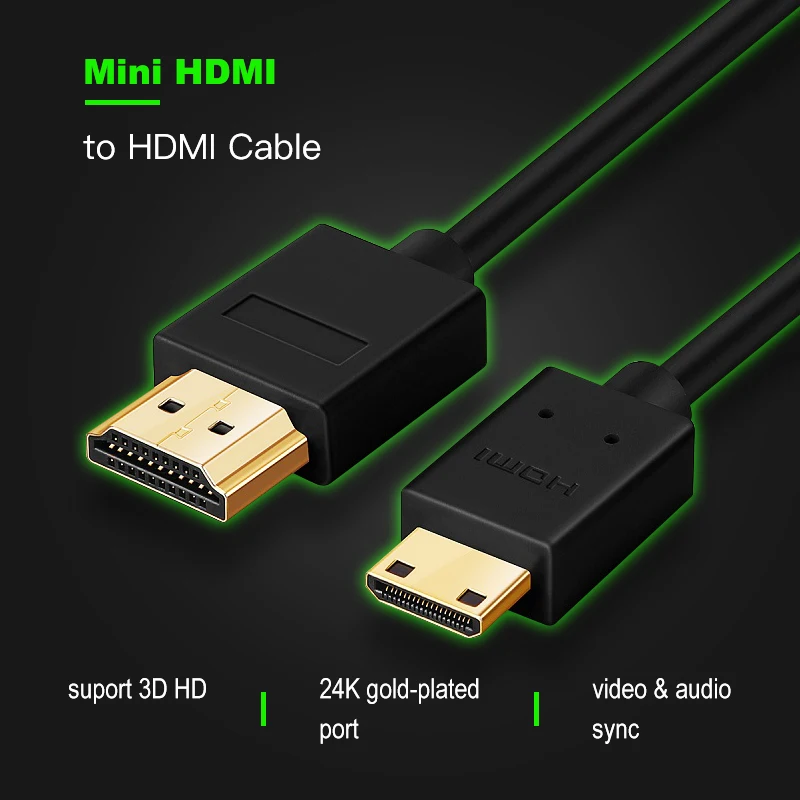 Высокоскоростной мини HDMI к кабель 1 м 5 2 3 Папа мужчине 4 3D 1080P для планшета