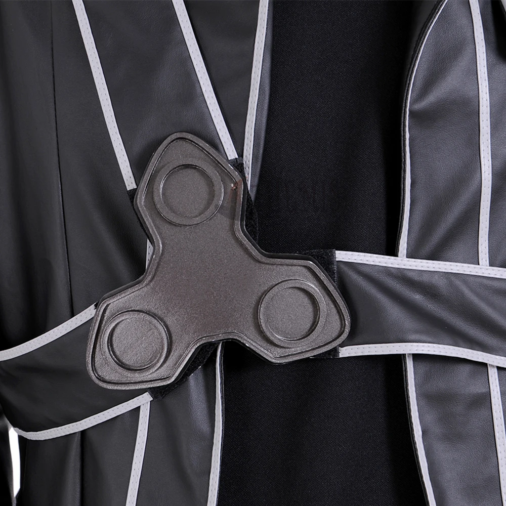 Athemis Sword Art Online Kirito Leather Cosplay Costume Jacket Shirt Gloves Accessories To Choose  Custom Made 