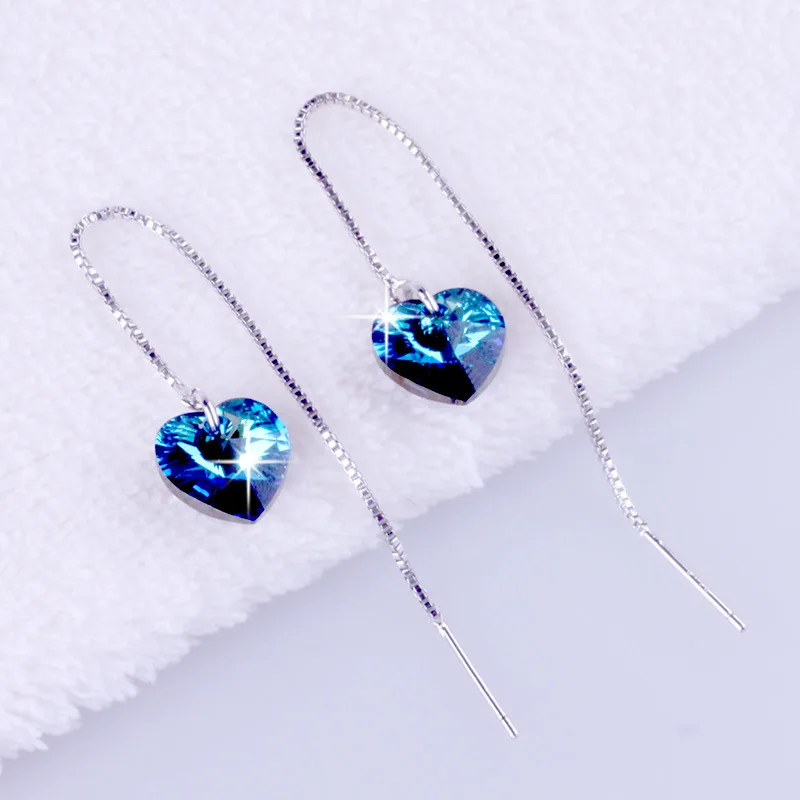 (Mix Min order $10) S925 pure silver high-end earrings for women The Korean version eardrop of fashion stud | Украшения и