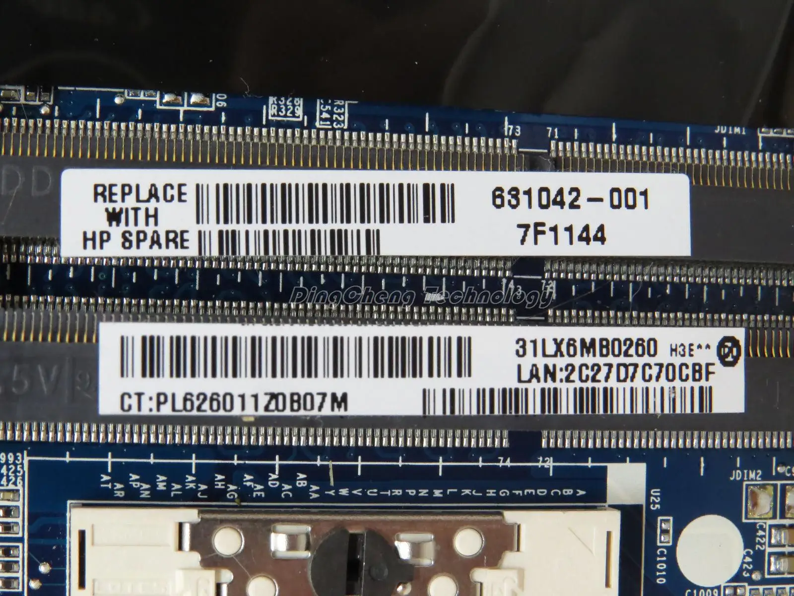 

Laptop Motherboard For HP DV6 DV6-3000 631042-001 HM55 HD6370/512M DA0LX6MB6H1 HM55 DDR3 Mainboard