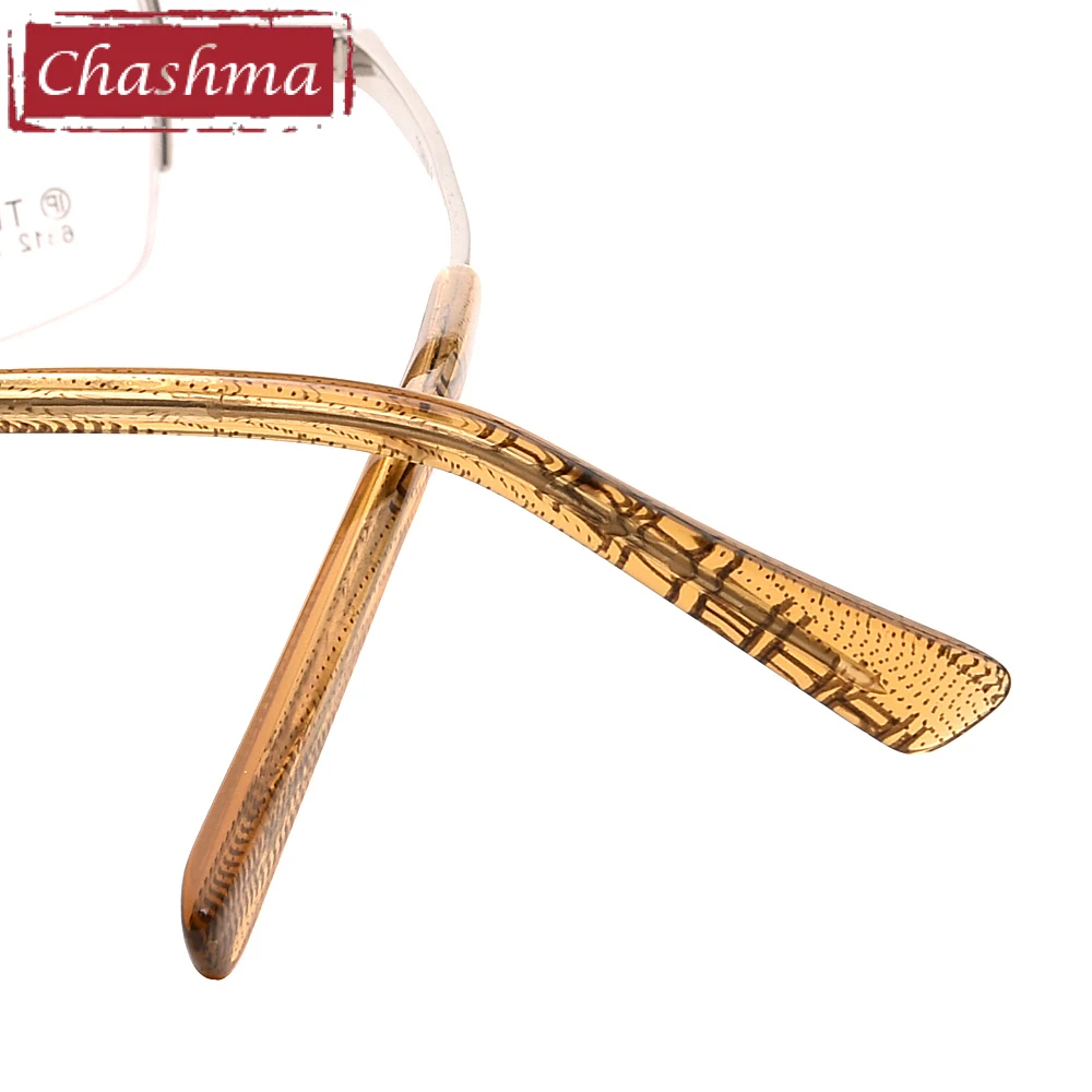 Оправа для очков Мужская с титановым покрытием Рецептурные очки без никеля