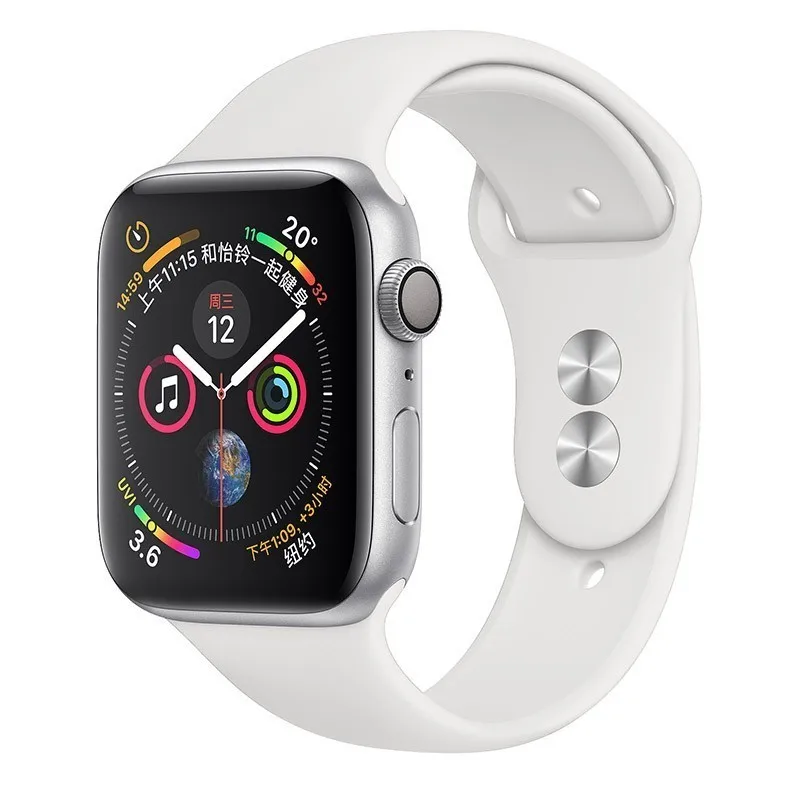 14 White Силиконовый ремешок для Apple Watch 42 мм 5 4 3 iwatch ремешок 38 мм 44 мм 40 мм pulseira correa Браслет Смарт часы аксессуары петля - Цвет ремешка: 14 White