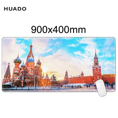 90x40 Русская карта большой коврик для мыши 90x40 см игровые коврики для мыши оверлок игровые коврики натуральная резиновая клавиатура Коврик для ноутбука ПК компьютер - Цвет: 90x40