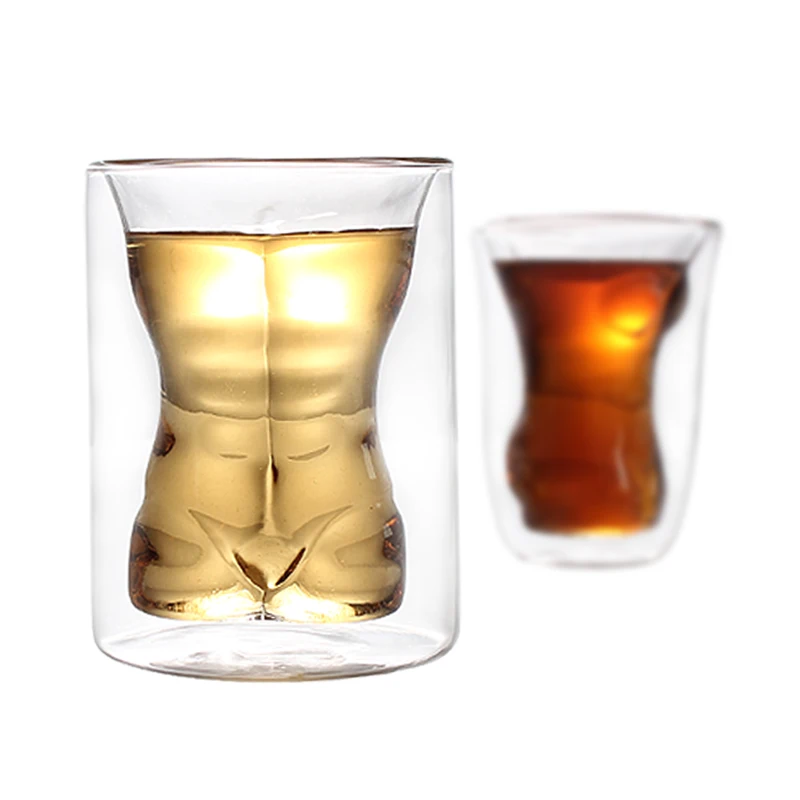 Пивная кружка Rangnic пикантная Женская и мужская для вина виски прочный двойной