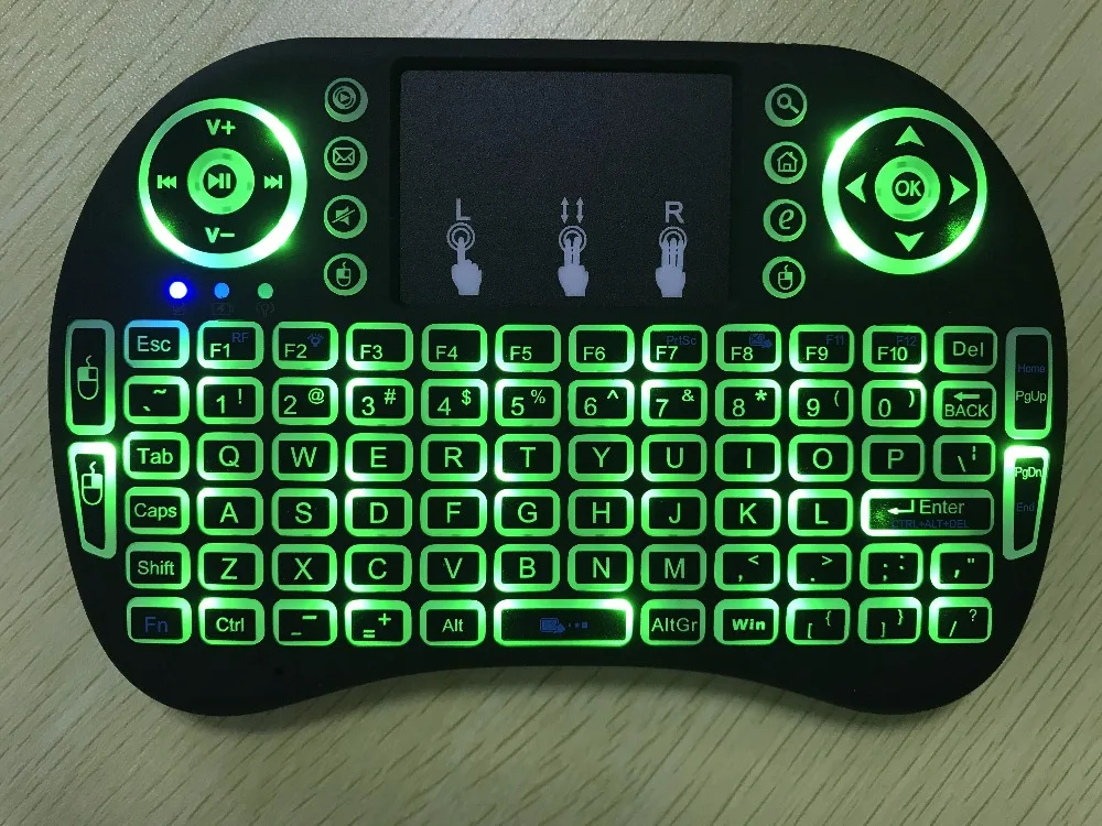 Мини беспроводная клавиатура i8 2 4 ГГц Air Mouse Клавиатура с дистанционным