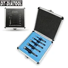 Корончатые сверла с шестигранным хвостовиком для мрамора, бетона, плитки, керамики, DT-DIATOOL, 5 шт.кор., сухое паяное твердым припоем в вакууме