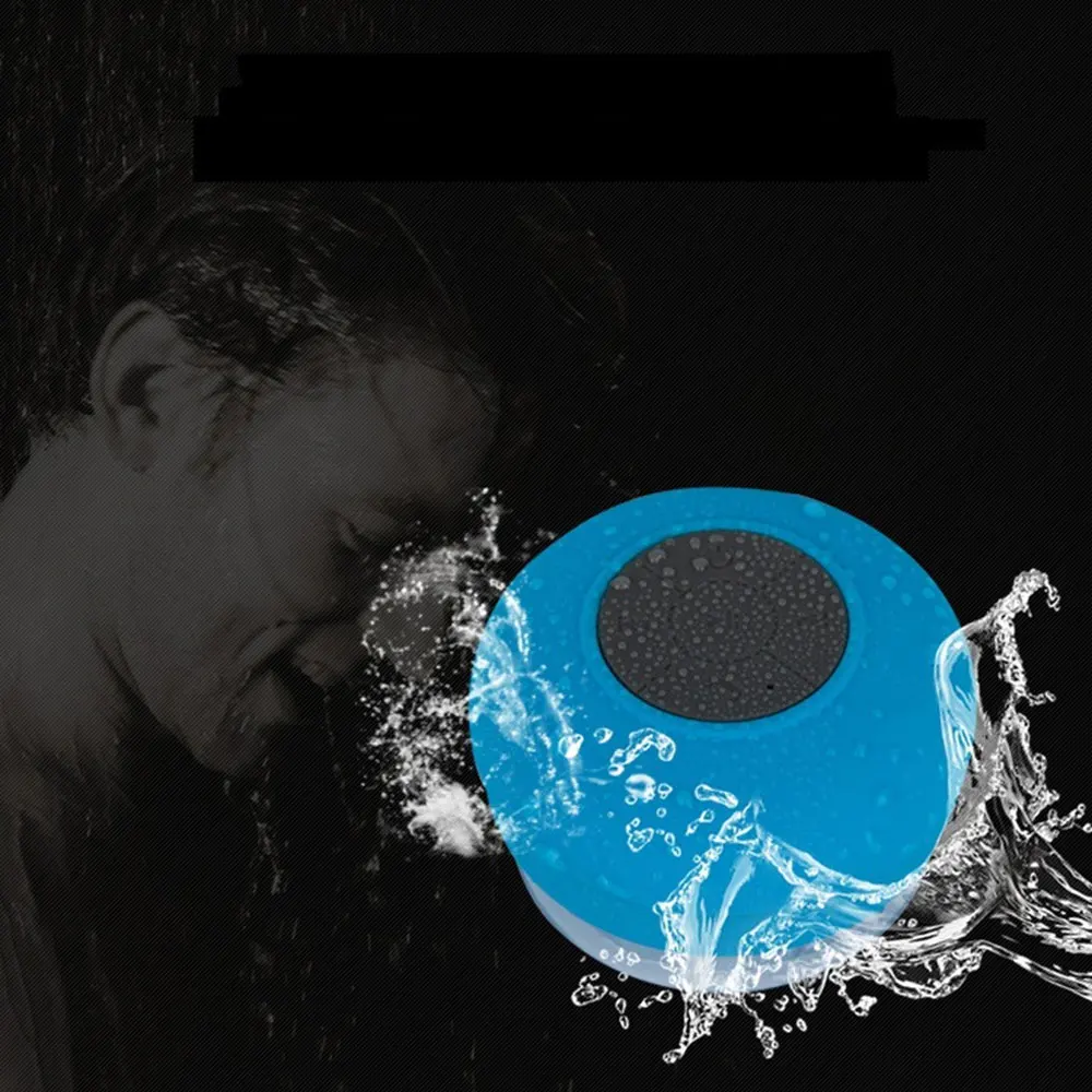 Мини Bluetooth Портативный водонепроницаемый динамик для ванной с присоской