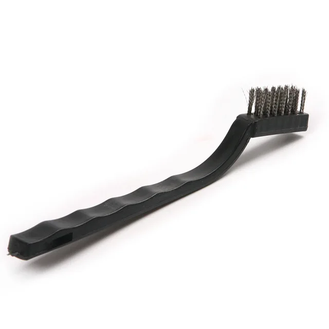 

6pcs Mini Stainless Steel Bristle Wire Toothbrush Brush for Jewelry Polishing
