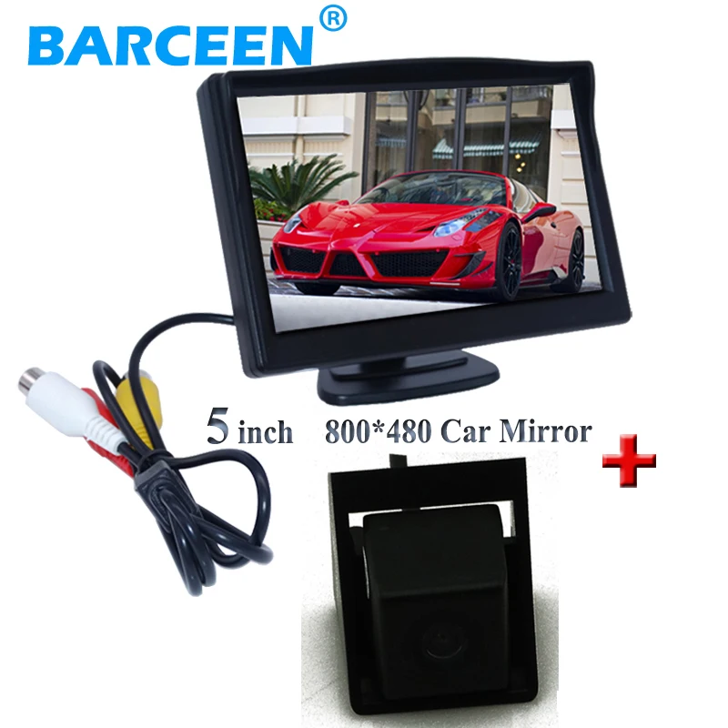 Расположение в приборной панели Автомобильный задний монитор 5 дюймов дисплей +