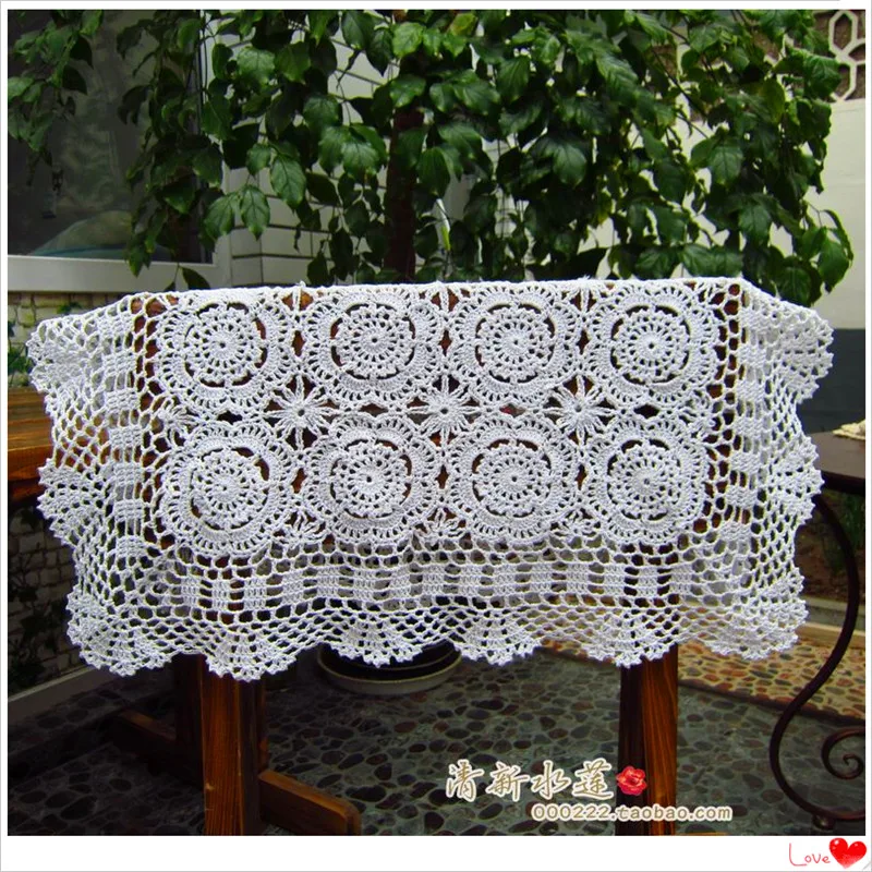 Бесплатная доставка игла для вязания крючком ручной работы скатерть 100% хлопок