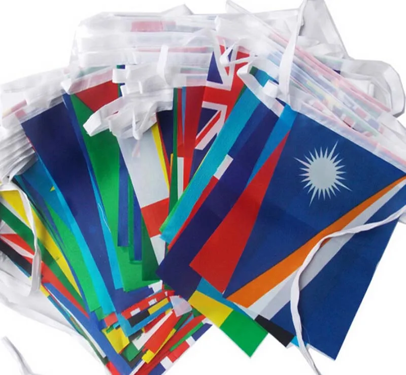 1 комплект подвесной флаг для разных стран баннер офиса бара отеля украшение дома