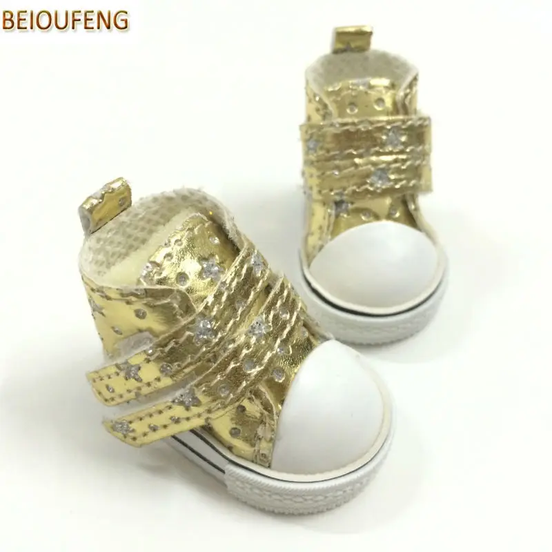 BEIOUFENG повседневные кроссовки для кукол BJD, 5 см мини игрушки сапоги 1/6 обувь для кукол BJD спортивная обувь для кукол аксессуары 6 пар