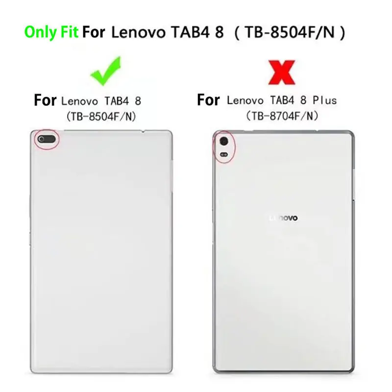 Чехол-подставка для планшета Lenovo Tab 4 складная ультратонкая смарт-Обложка из
