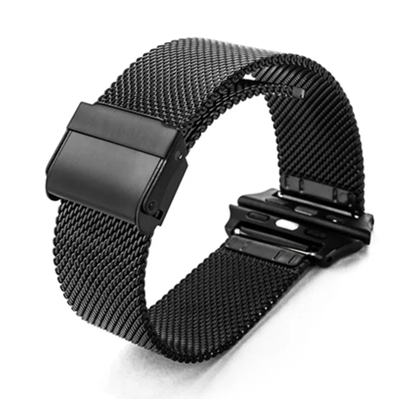 Ремешок Миланская петля из нержавеющей стали для Apple Watch Series 3/2/1 ремешок с двойной