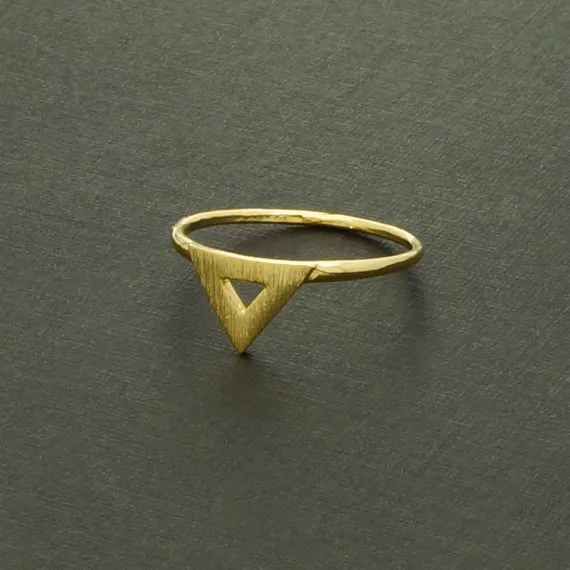 

Fashion Triangle Rings for women 30PCS/lot Three Color Optional