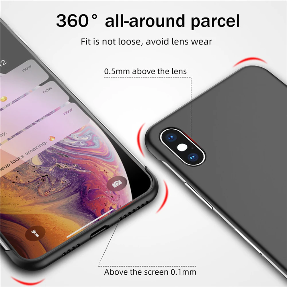 Jetjoy чехол для iPhone X XR XS Max роскошный Бескаркасный матовый карамельного цвета