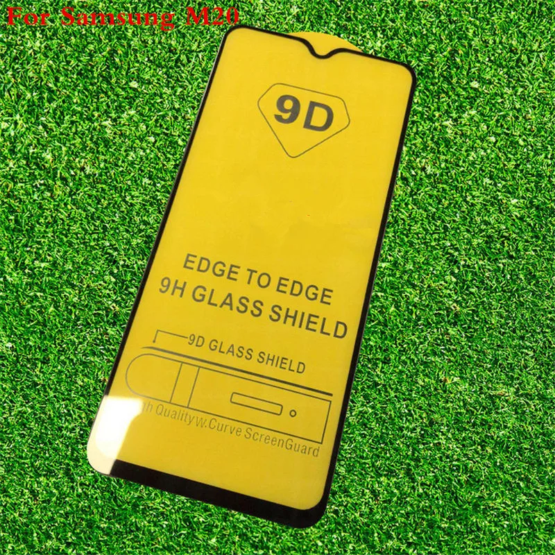 9H Full Glue 9D &amp 5D Cover Tempered Glass For Samsung Galaxy M10 M20 Screen Protector Film | Мобильные телефоны и