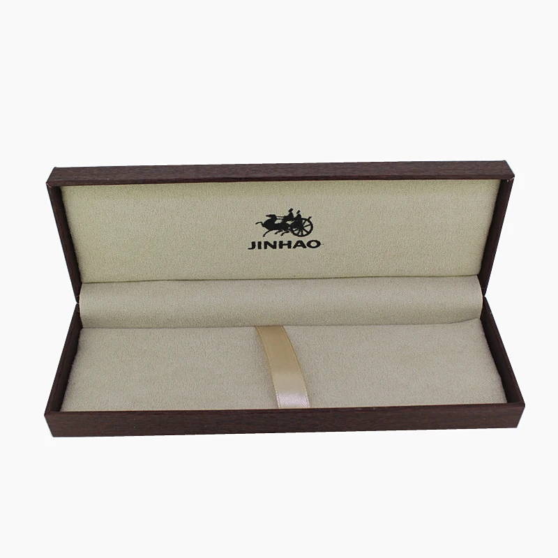 

Jinhao Wooden Gift Box for Luxury Fountain Pen/Ballpoint Pen/Rollerball Pen Dark Brown Pencil Case Pen Box School Supplies