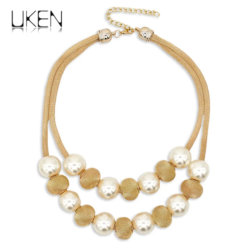 Женское Ожерелье из искусственного жемчуга 3 цвета|fashion statement necklace|statement necklacepearl