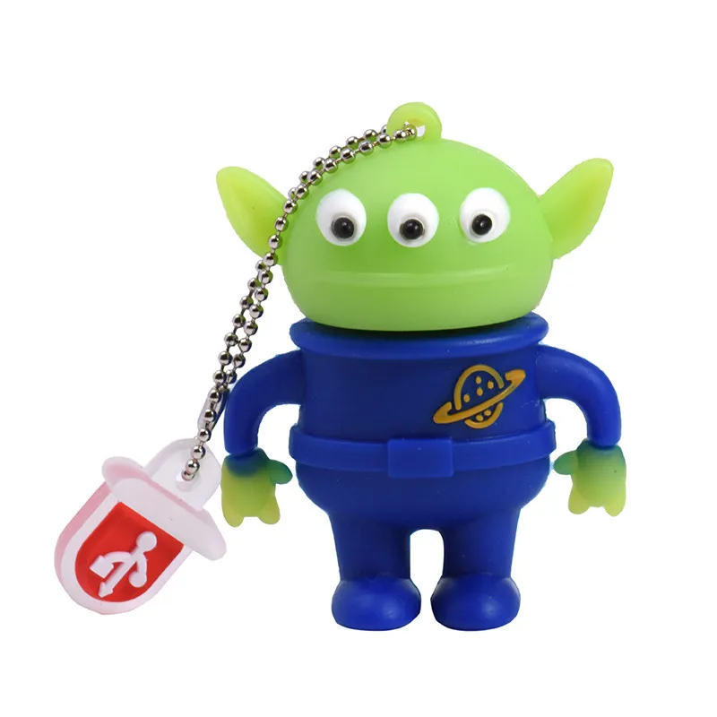 A SHANDIAN USB флэш-накопитель История игрушек мультфильма Базз Лайтер Флешка 64 ГБ 32 ГБ 16 ГБ 8 ГБ 4 ГБ карта памяти Флешка мини-подарки - Цвет: A