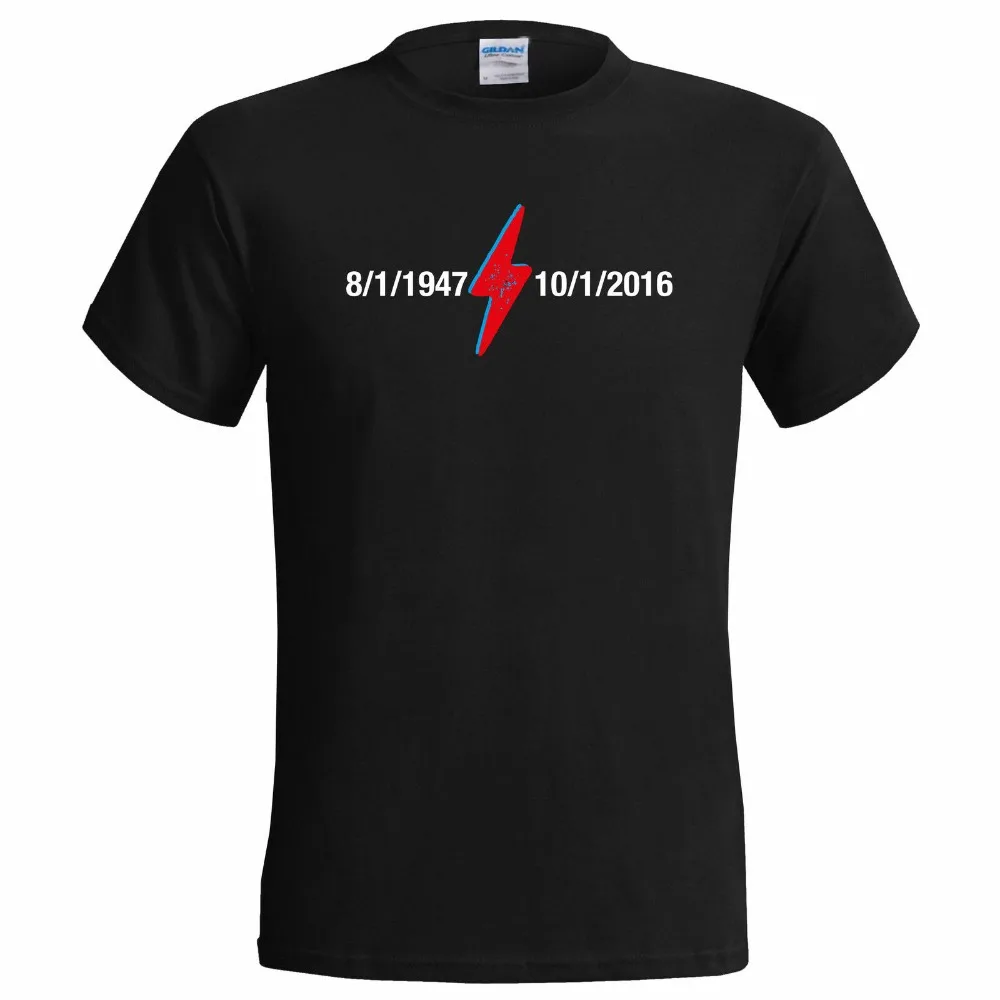 David Bowie Tribute T Shirt Ziggy Brand Clothing 2019 Male Harajuku Top Fitness Funny |
