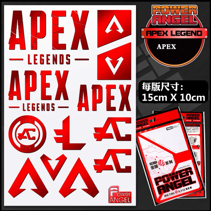 Металлическая наклейка Apex Legends Hero Titan игровой периферический мобильный телефон